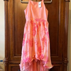 Beautiful Peach Floral Dress